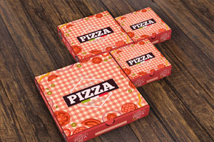 Cajas de pizzas